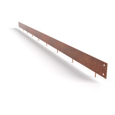 S:t Eriks, Kantstöd, Stålkantstöd, 3000x100x2,5, Cortenstål