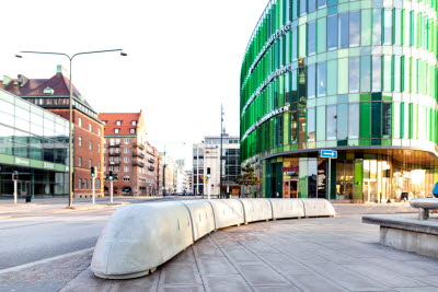 Påkörningselement Tåget