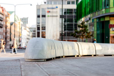 Påkörningselement Tåget