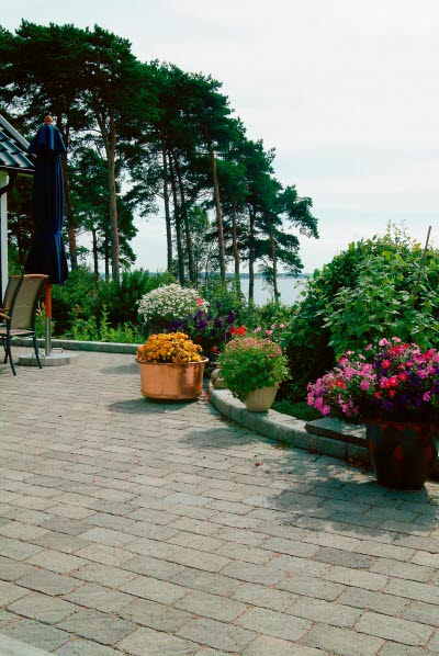 S:t Eriks® marksten, Rustik struktur i miljö, grafit mix