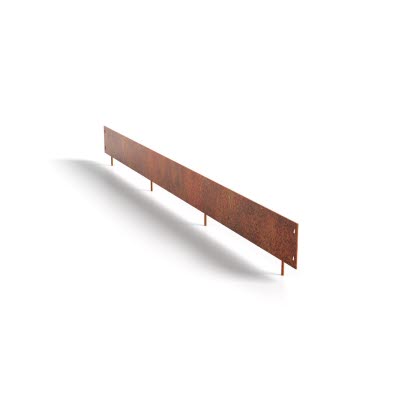 S:t Eriks, Kantstöd, Stålkantstöd, 1500x100x2,5, Cortenstål
