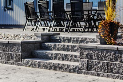 Blocksteg - Granit - Miljöbild