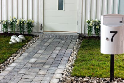 S:t Eriks® marksten, Rustik struktur i miljö, grafit mix