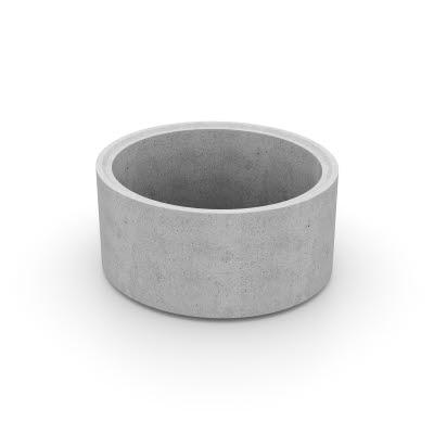 Enkla brunnar utan täthetskrav. Cementbruksfogade brunnar används där tätheten inte är huvudsaken. DN 1200 mm, höjd: 600 mm. Byggmått: 1370x630 mm.