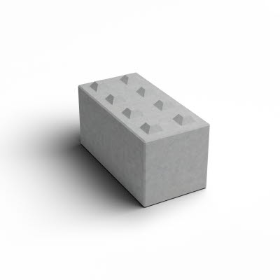 Flexiblock Hel, Naturgrå