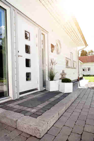 S:t Eriks® marksten, Rustik struktur i miljö, grafit mix