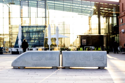 Påkörningselement Tåget