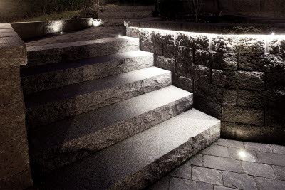 Blocksteg - Granit - Miljöbild