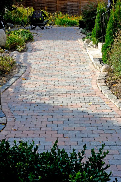 S:t Eriks® marksten, Rustik struktur i miljö, grafit mix och venetia mix