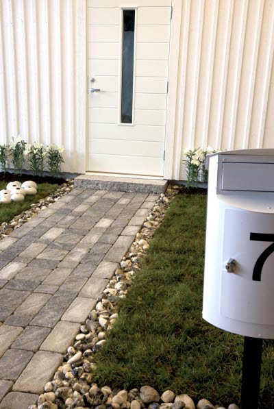 S:t Eriks® marksten, Rustik struktur i miljö, grafit mix