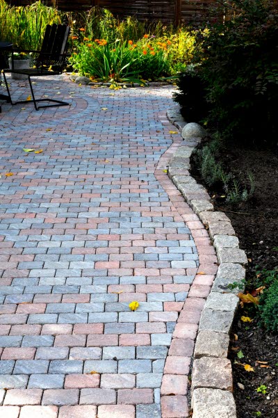 S:t Eriks® marksten, Rustik struktur i miljö, grafit mix och venetia mix